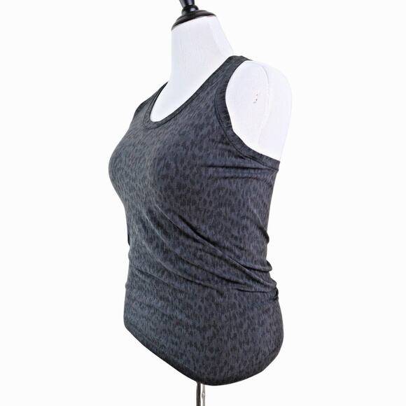 Athleta Size M Momentum Allure Print Tank Top Racerback Dark Gray - Picture 1 of 9